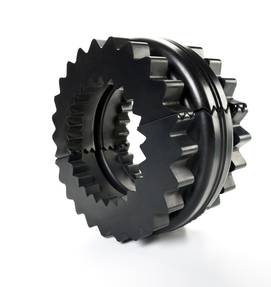 Custom Molded Rubber Part - Coupler Custom molded rubber part. Coupler created by Robinson Rubber Products